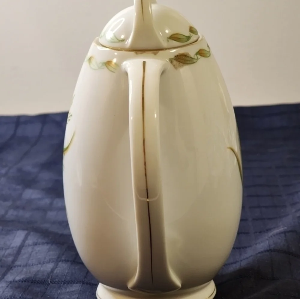 Vintage Ohata China Made In Occupied‎ Japan Wheat Stems Teapot With Lid